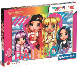 Clementoni: Puzzle Supercolor 180 el. Rainbow High