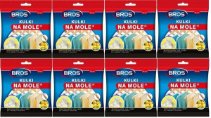 Kulki na mole Bros zapach cytryny (20 sztuk) x 8 opakowań