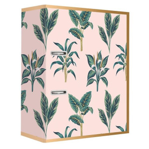 Segregator A4/75 dźwignia Satin Gold Leaves Interdruk