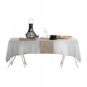Szary Bieżnik Plamoodporny 40x140 Stół Premium
