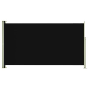 Wysuwana markiza boczna na taras, 170 x 300 cm, czarna