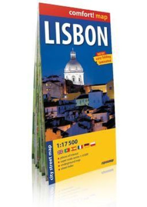 Comfort! map Lisbon (Lizbona) 1:17 500 plan miasta ExpressMap