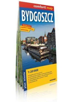 Comfort! map Bydgoszcz 1:20 000 plan miasta praca zbiorowa