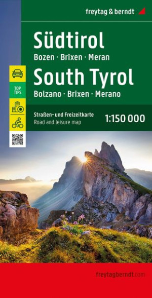 TYROL POŁUDNIOWY TRENTINO Włochy mapa FB