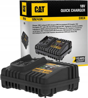 Szybka ładowarka do akumulatorów CAT DXC4 18V 4A