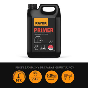 RAYER - Primer profesjonalny preparat gruntujący 5 l
