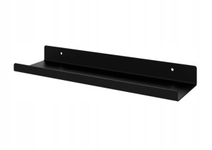 Półka wisząca metalowa LOFT z blachy U 40x11 cm