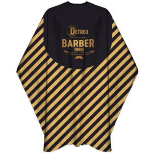 Peleryna Barber Tools Black Gold 135x150cm 6226