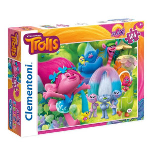 Clementoni Puzzle Trolls Trole 104 Elementy