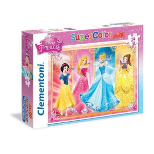 Clementoni Puzzle Disney Księżniczki Maxi 24 El