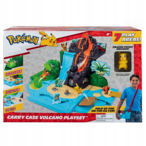 Pokemon przenośny zestaw wulkan Pikachu w walizce