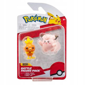 Pokemon Figurki Torchic Clefairy Oryginalny Zestaw