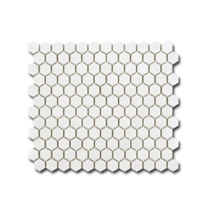 Mozaiki heksagonalne białe El Casa Hexagon Blanco Mat 26,0x30,0 cm