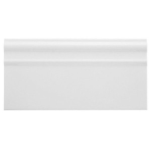 Cokół ceramiczny biały do łazienki C-WH03 30x15 cm