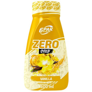 6PAK Nutrition Zero Syrup Vanilla 500ml Vanilia