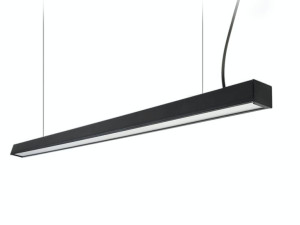 Lampa Wisząca Sufitowa Liniowa nad stół LED 40W 120cm czarna