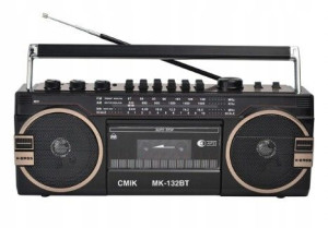 Radio magnetofon kasetowy CMiK kaseta głośnik