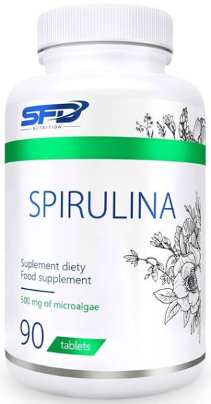 SFD Spirulina 500 mg - suplement diety 90 tabletek