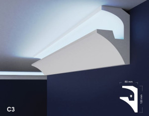 Listwa Led sztukateria XPS