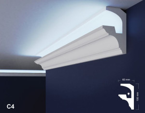 Gzyms  Led sztukateria XPS