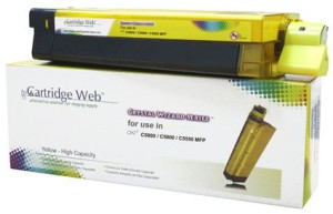 Toner Cartridge Web Yellow Oki C5800 Zamiennik 43324421