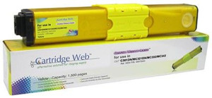 Toner Cartridge Web Yellow Oki C301 Zamiennik 44973533