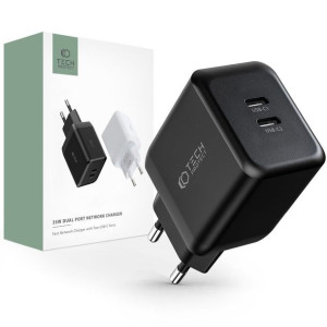 Ładowarka sieciowa Tech-Protect C35W 2-port Network Charger PD 35W Black