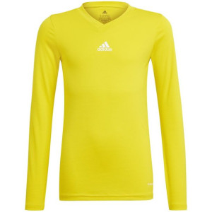 Koszulka dla dzieci adidas team base tee żółta gn7514