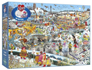 Puzzle 1000 Kocham zimę G3