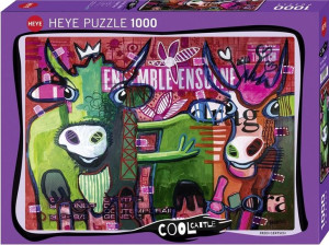 Puzzle 1000 Pasiaste krowy