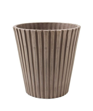 Doniczka Z Surowców Wtórnych Taupe 15x15x15 Cm
