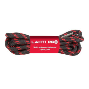Sznurówki okrągłe czarno-czerwone 120cm Lahti Pro