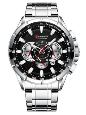 Zegarek Męski Curren 8363 (zc018b) - Chronograf