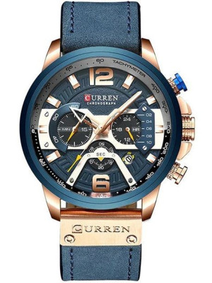 Zegarek Męski Curren 8329 (zc027e) - Chronograf + Box
