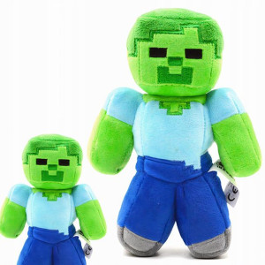 Minecraft Maskotka Steve Zombie Pluszak Gadzety