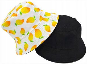 Kapelusz Bucket Hat Czapka Dwustronna Rybacki 2w1