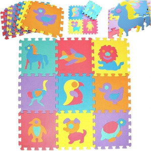 Puzzle Piankowe Mata Eva 10 Szt Zwierzęta Cb-115