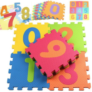 Puzzle Piankowe Mata Eva 10 Szt Liczby Cb-102