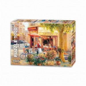 Puzzle 1000 Paryż, Restauracja na rogu