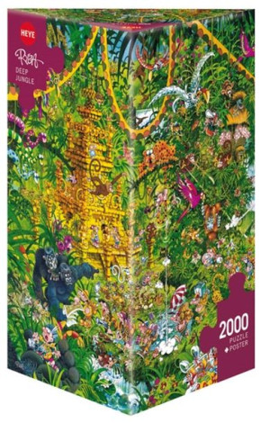 Puzzle 2000 Głęboka dżungla (Puzzle+plakat), Ryba
