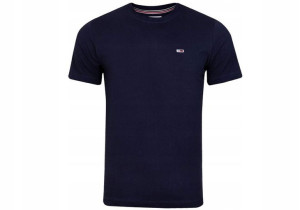 Koszulka Męska T-shirt Tommy Hilfiger Jeans Klasyk Granatowa M