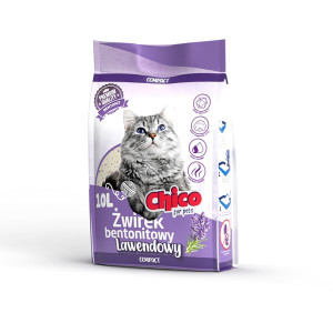 CHICO Żwirek Bentonitowy Comapct Lawenda 10L