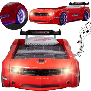 Łóżko dziecięce Artnico Camaro LED Premium Dźwięk RC sport R