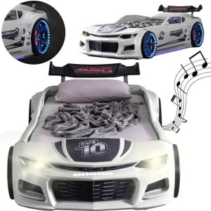 Łóżko dziecięce Artnico Champion LED Premium Dźwięk RC W