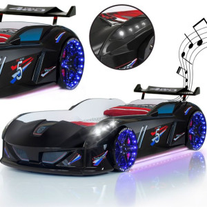 Łóżko dziecięce Artnico Speedy LED Premium Dźwięk RC sport B