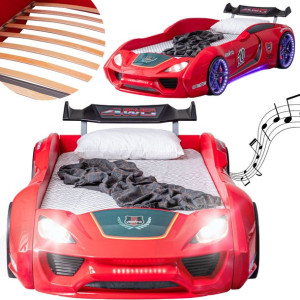 Łóżko dziecięce Artnico Vento LED Premium Dźwięk RC sport R