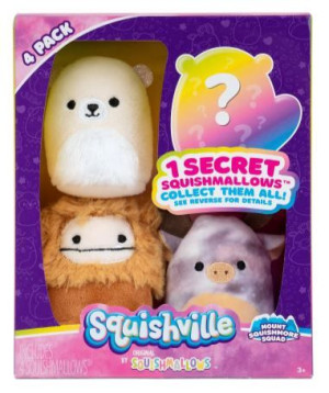 SQM0326 SQUISHVILLE Mini Squishmallow Mount 4x pluszak