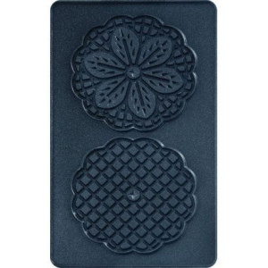 Tefal Xa800712 Bricelet Plates For Sw852 Sandwich Maker, Black