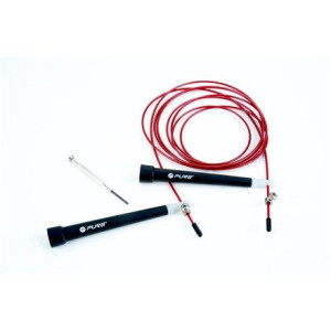 Pure2improve Speedrope 285 Cm Black/red, Pp (polypropylene), Steel