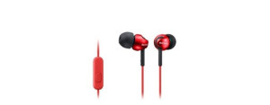 Sony In-ear Headphones Ex Series, Red Sony Mdr-ex110ap In-ear, Red